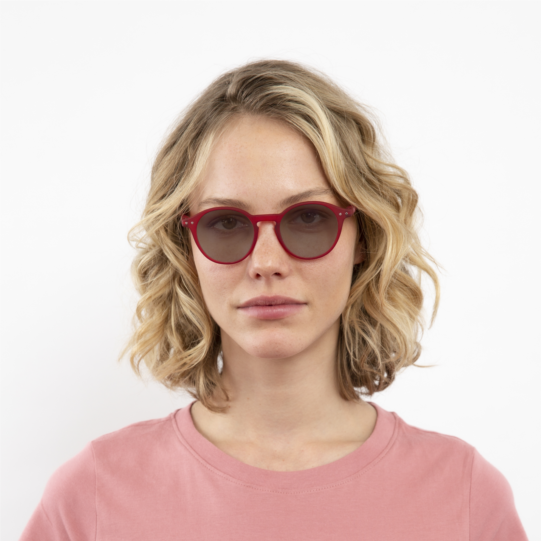 ochelari heliomati si tranzitie lentile maro femei luca rosie fata rama
