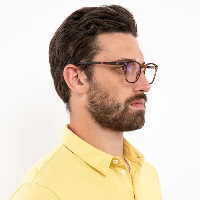 ochelari lumina albastra ochelari vedere bărbați - testoase - laterali